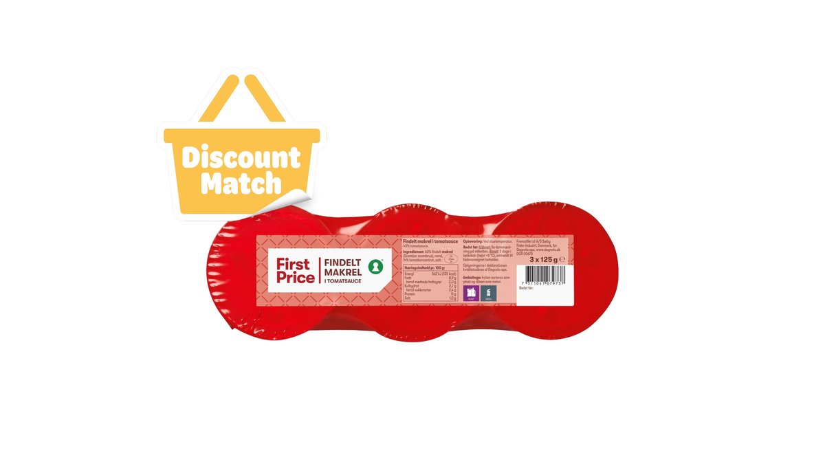 First Price Makrel i Tomat