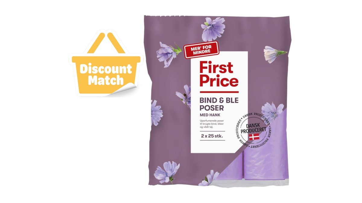 Bind- og bleposer, First Price
