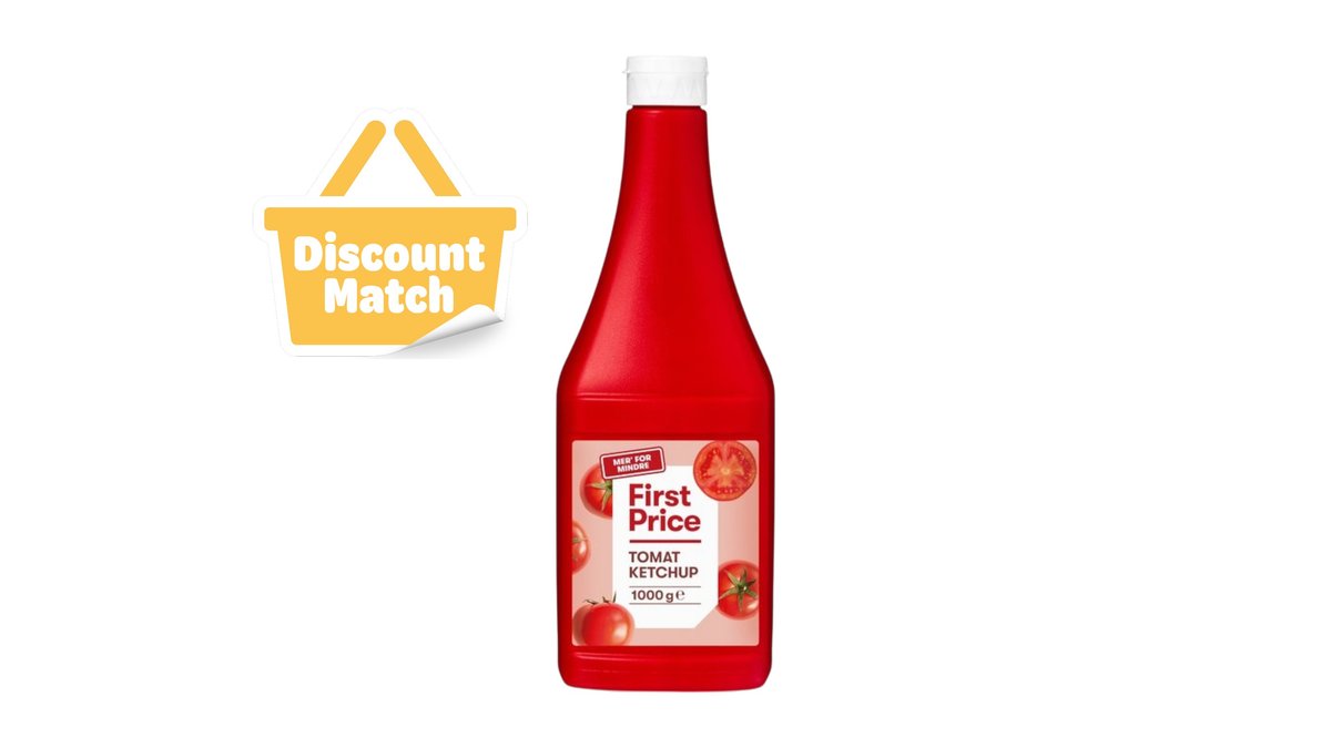 Ketchup, First Price | Wolt Market Kbh Roskildevej | Wolt
