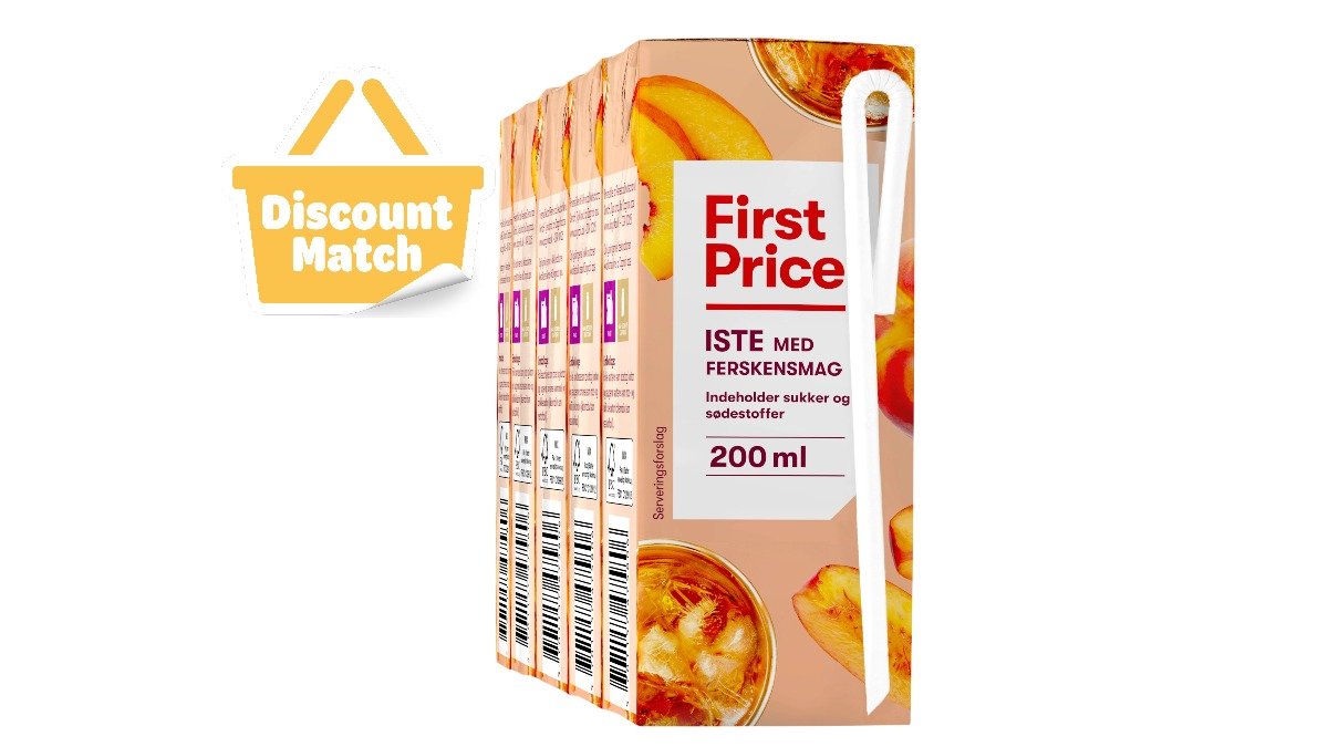 First Price Iste med ferskensmaag