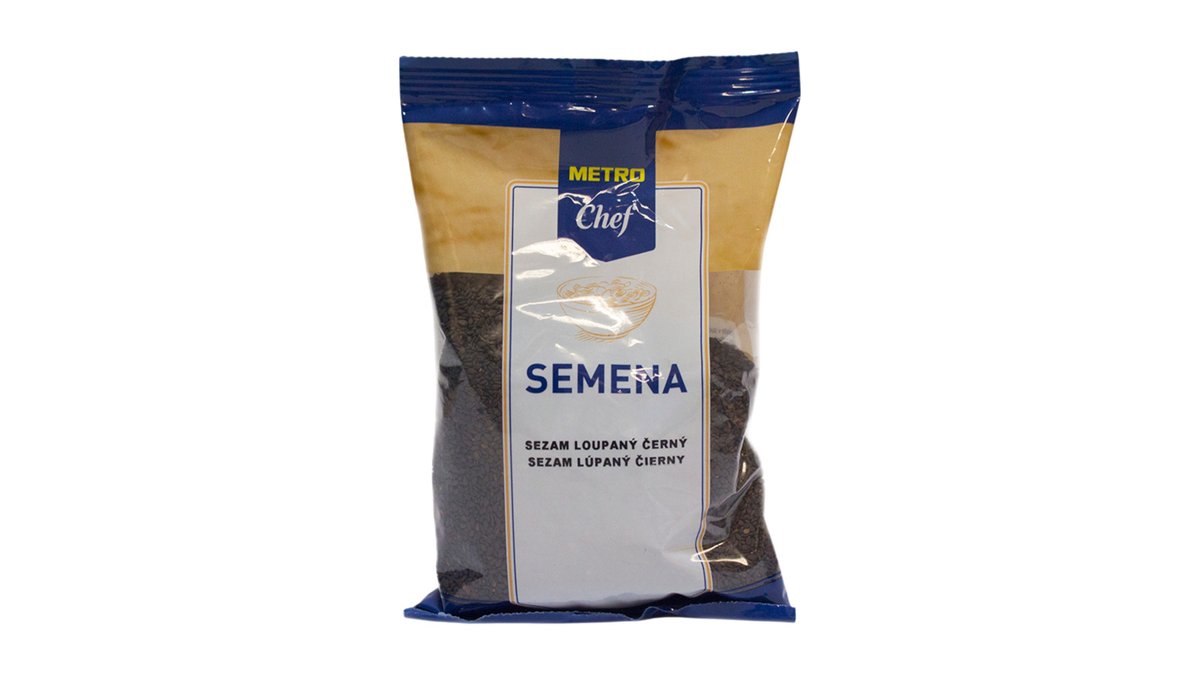 Metro Chef Sezam lúpaný čierny, 250 g