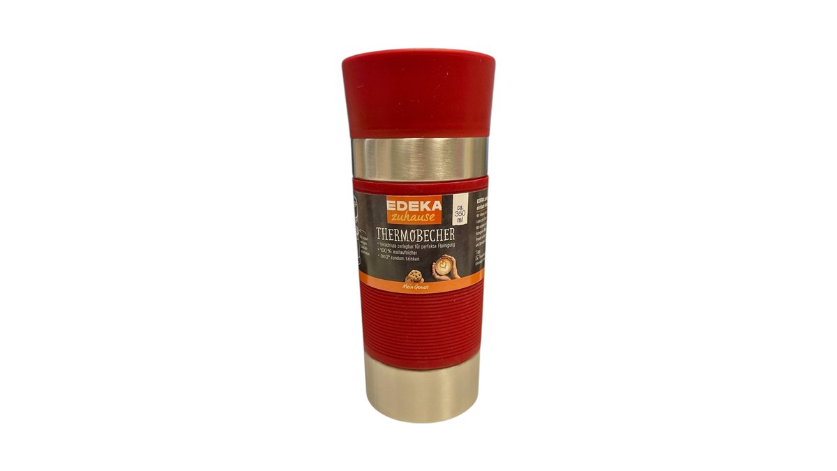 EDEKA zuhause Thermobecher rot, 350 ml | Nah & Gut Bülow
