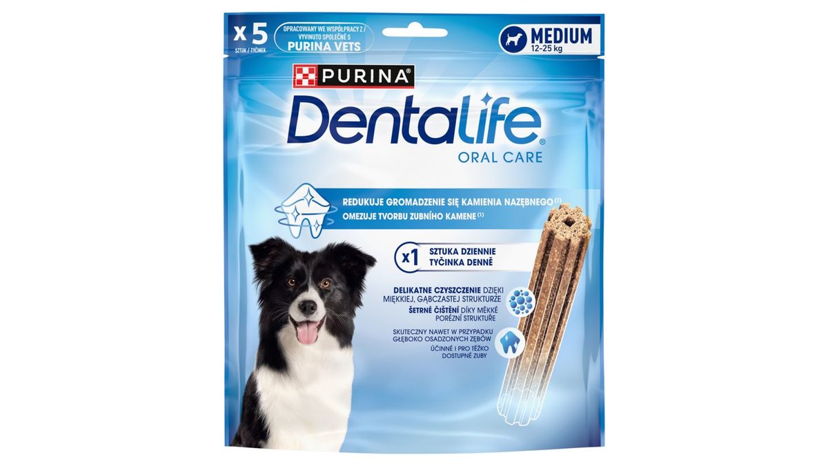 DentaLife Medium Pochoutka pro psy, 115 g