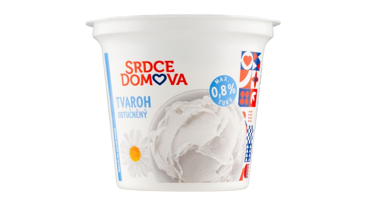 SRDCE DOMOVA TVAROH ODTUČNĚNÝ 250G