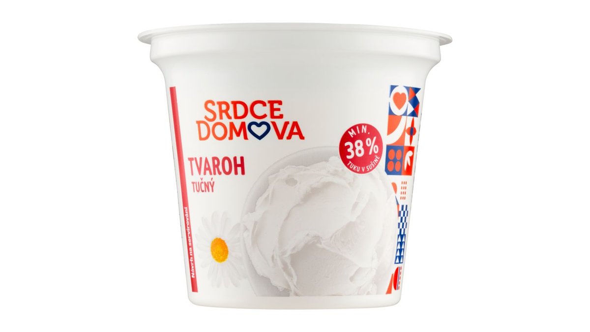 Srdce domova Tvaroh tučný 250g