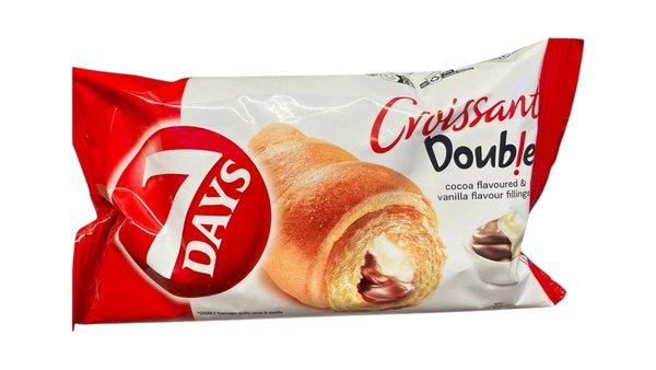 7Days Double Croissants Kakao & Vanille, 60 g