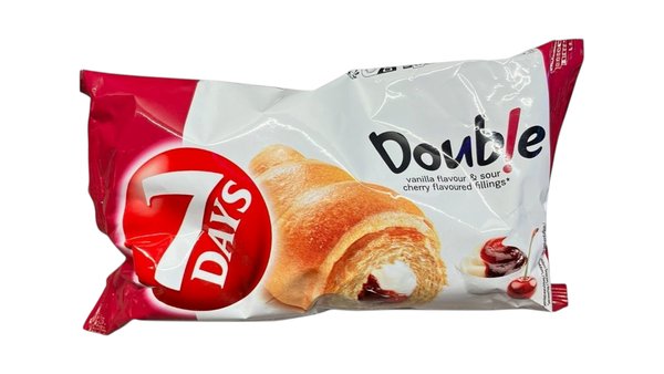7Days Double Croissants Vanille & Sauerkirsche, 60 g