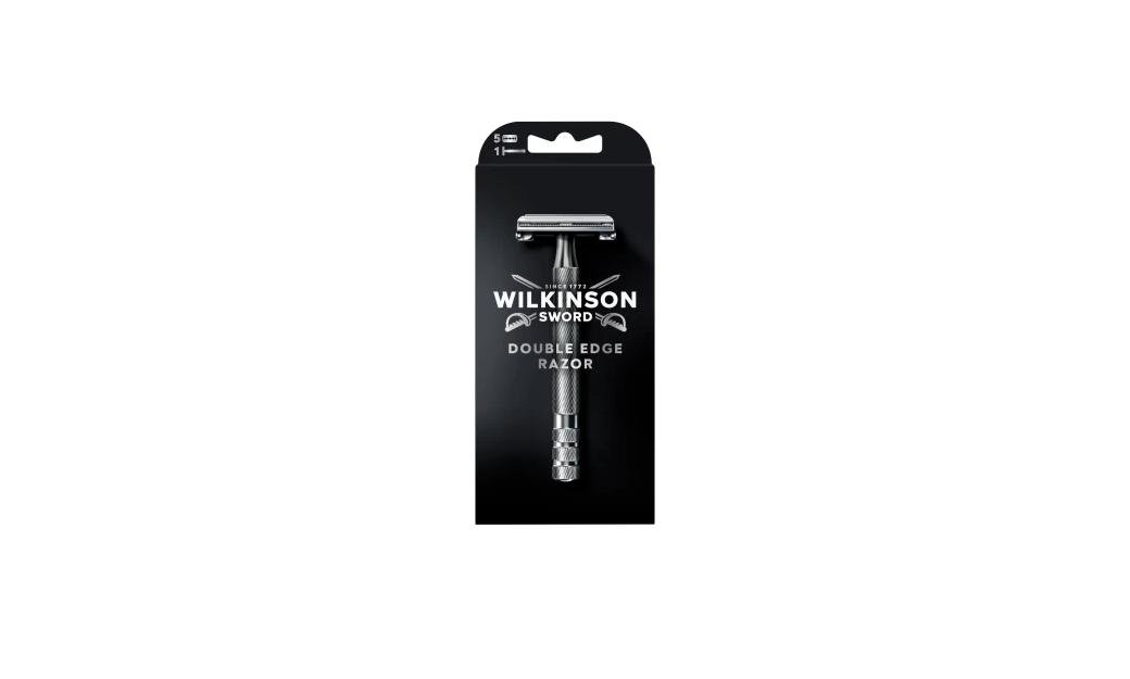 Wilkinson Sword Double Edge Razor Kovový holící strojek + 5 žiletek ...
