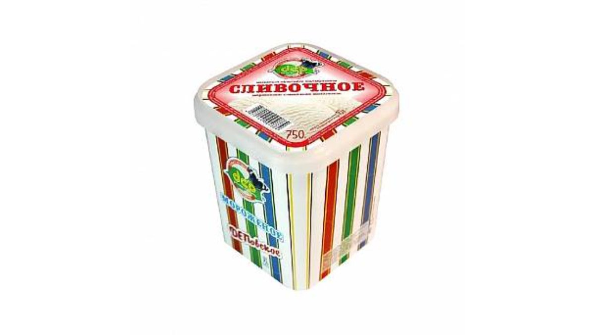 Мороженое Деп слив 10% 750г вед