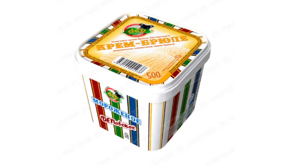 Мороженое Деп крем брюле 10 % 500г вед