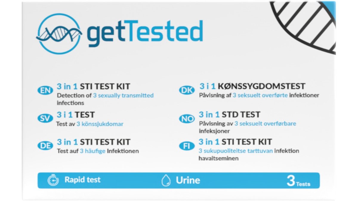 GetTested 3-i-1 STI-test