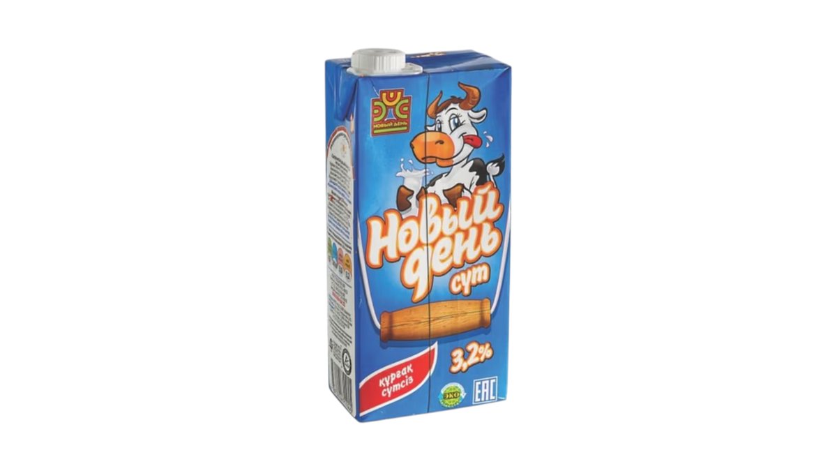 Молоко новый день 3,2% 1 л tetra pak