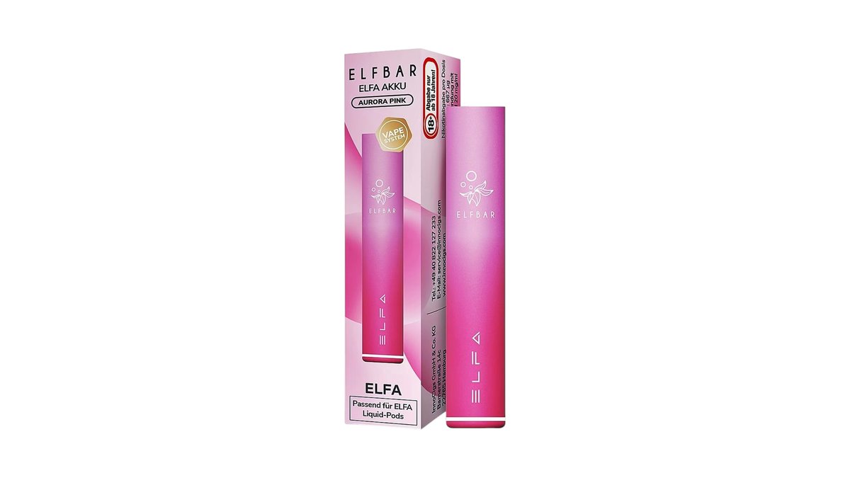 elfbar elfa master akku Elfbar Elfa Basisgerät Aurora Pink | Vapetown