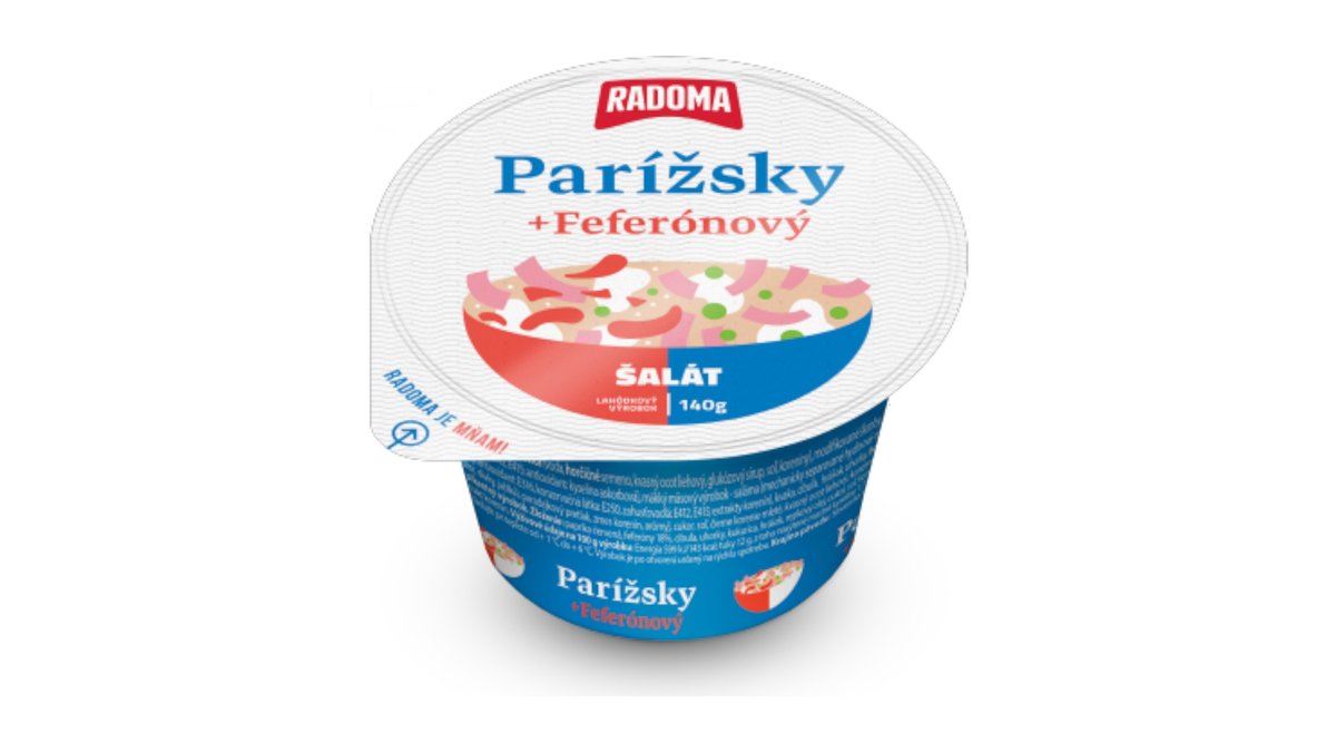 ** Radoma Parížsky + feferónový šalát, 140 g