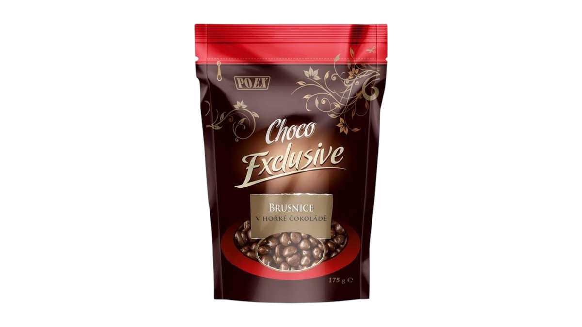 Brusnice v hořké čokoládě, 175 g