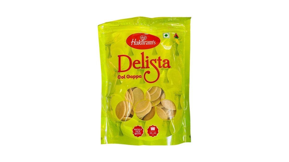 HALDIRAM'S DELIGTA GOL GAPPA, MASALA PACKED INSIDE 200G