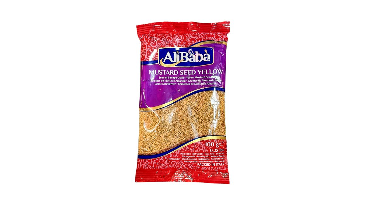 ALIBABA MUSTARD SEED YELLOW 100G