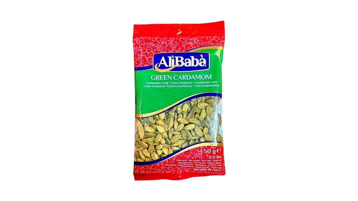 ALIBABA GREEN CARDAMOM 50G