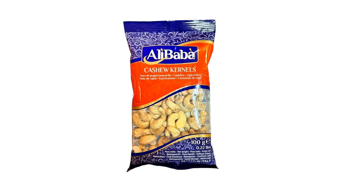 ALIBABA CASHEW CARNELS 100G