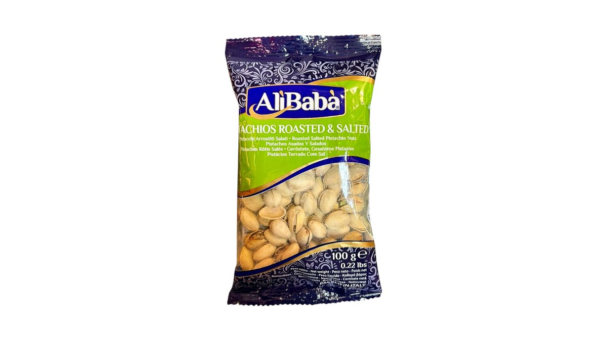 ALIBABA PISTACHIOS ROASTED & SALTED 100G