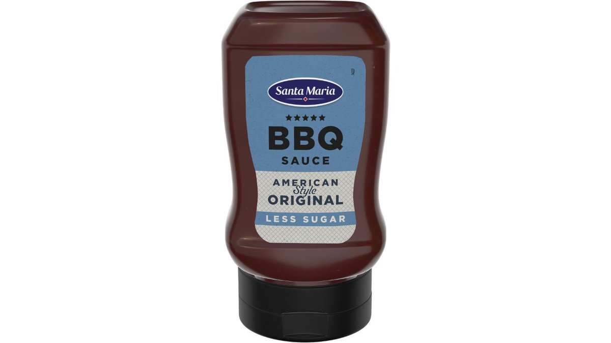 BBQ Sauce Original m. mindre sukker, Santa Maria