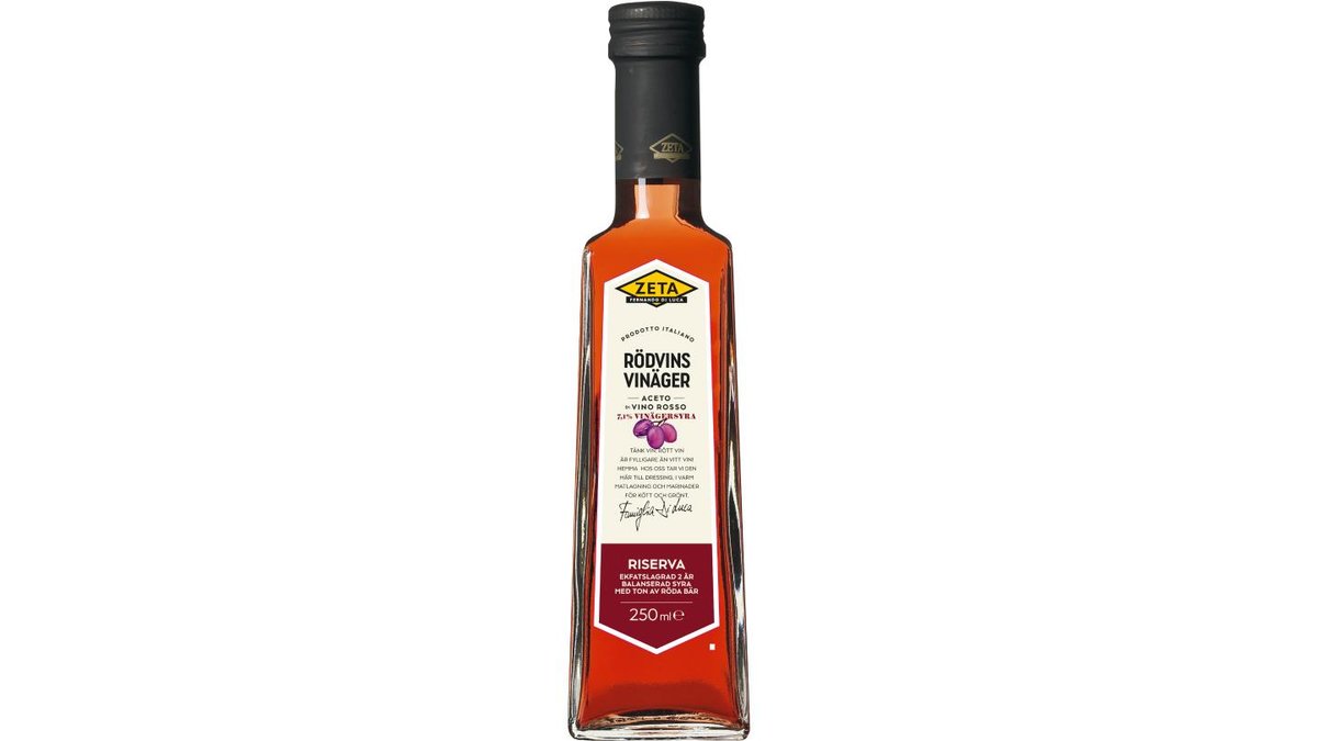 Zeta Rödvinsvinäger, 250 ml