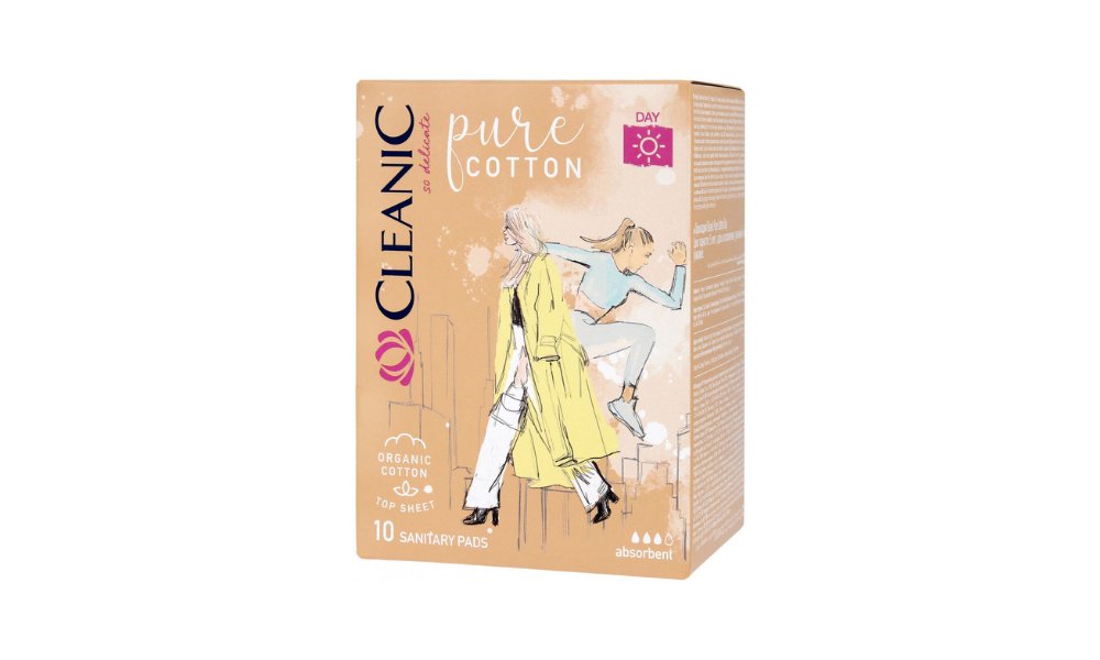 Прокладки гигиенические Cleanic Pure Cotton дневные 10 шт