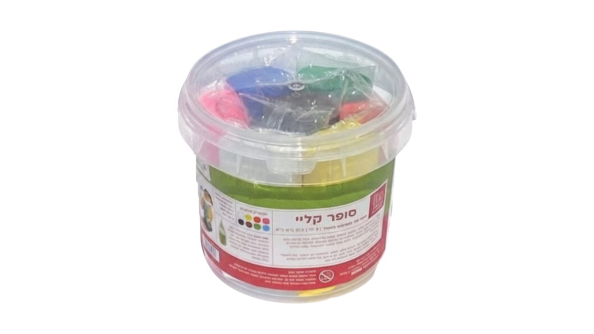 סופר קליי (Super Clay) מארז 8 גוונים | חימר קל וגמיש במיוחד | מתייבש באוויר ללא צורך בתנור | מרקם רך ונעים לפיסול ויצירה | אינו מלכלך