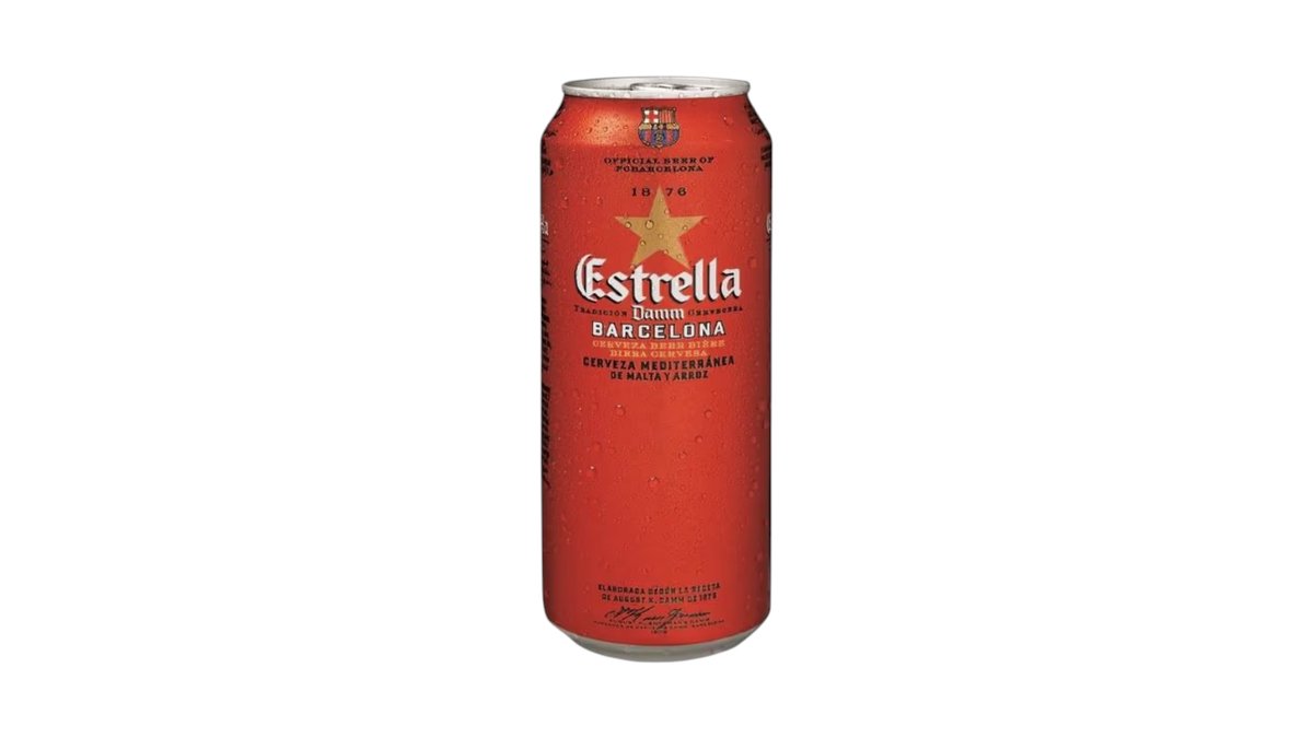 Пиво estrella damm 0,5л светлое жб
