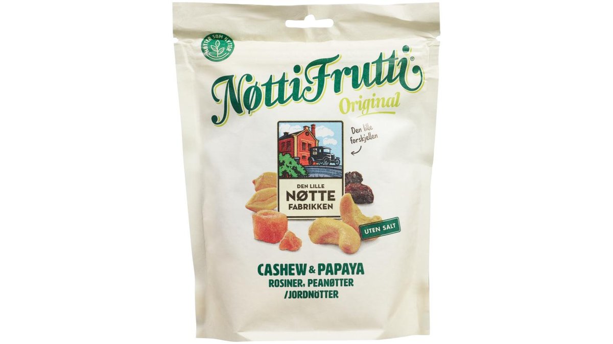 Den Lille Nøttefabrikk Nötti Frutti 330g