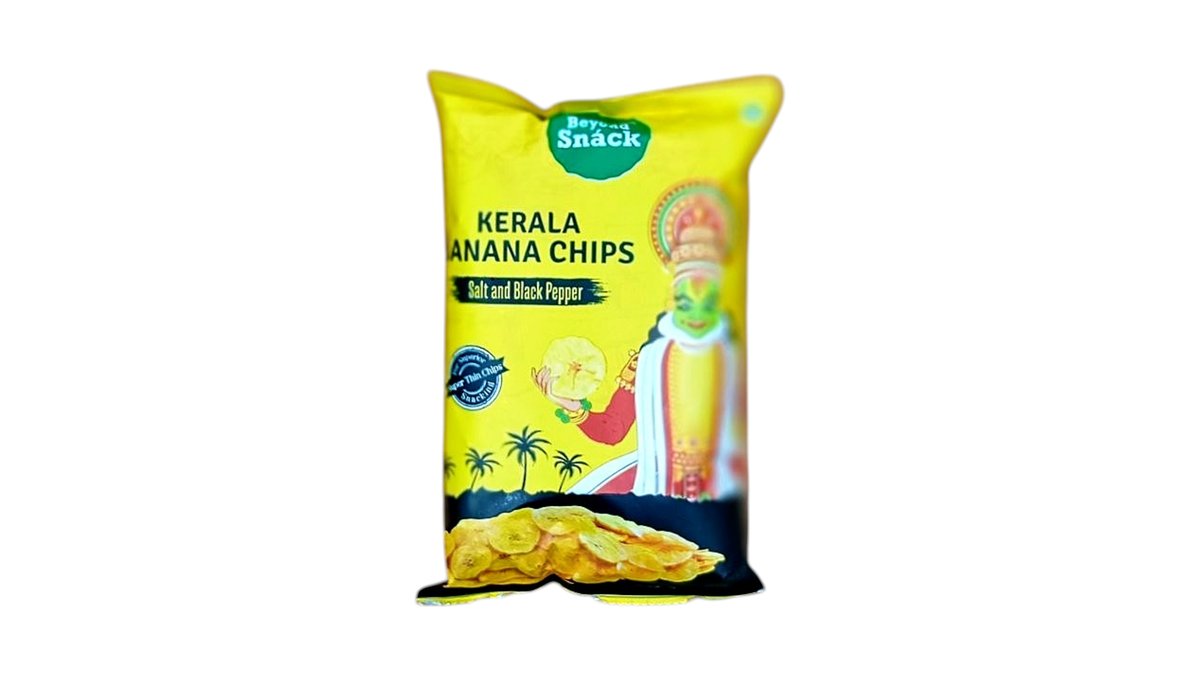 Kerala Banana Chips Salt & Black Pepper 100g