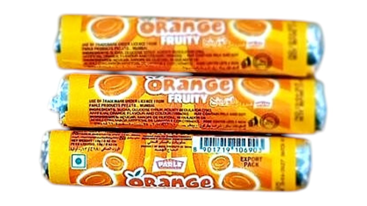 Parle Orange Fruity Candy