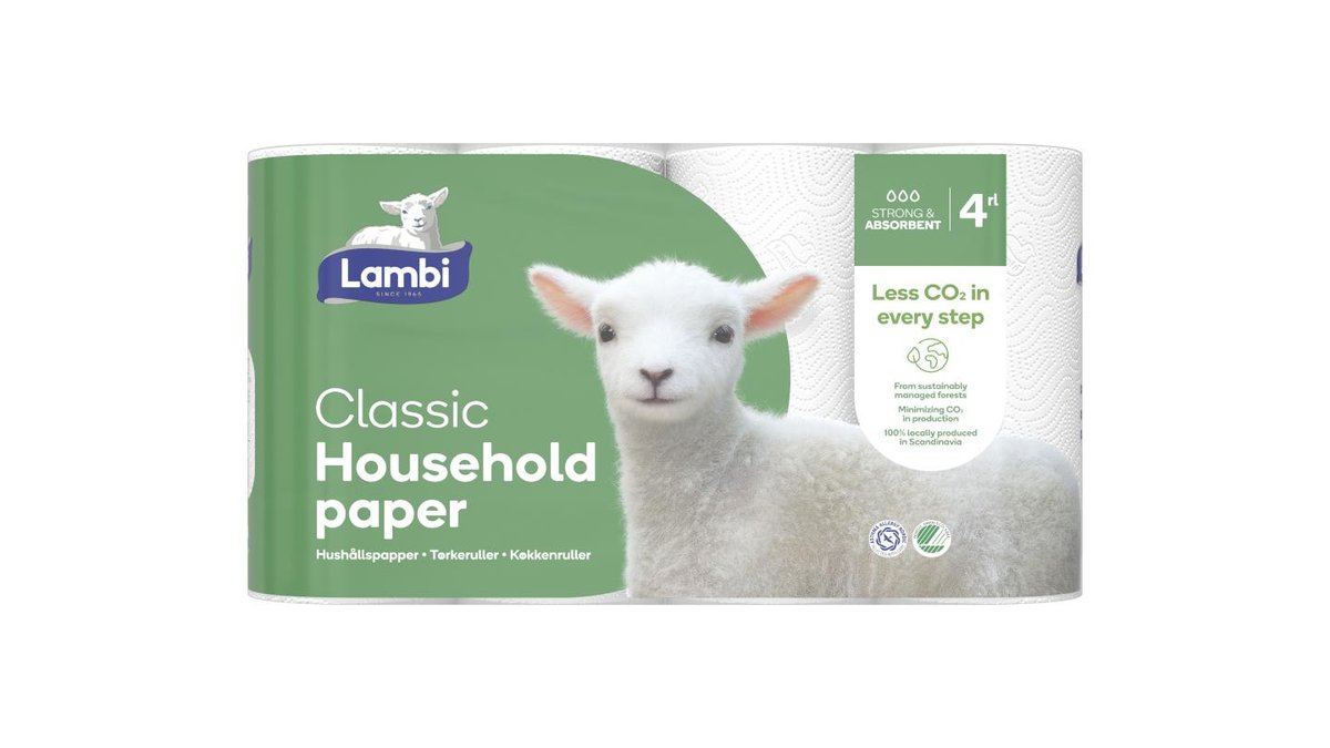 Lambi Classic Køkkenrulle 4 Ruller