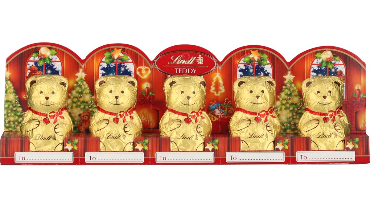 LINDT MINI GULD BJØRN 5X10 G 50 g