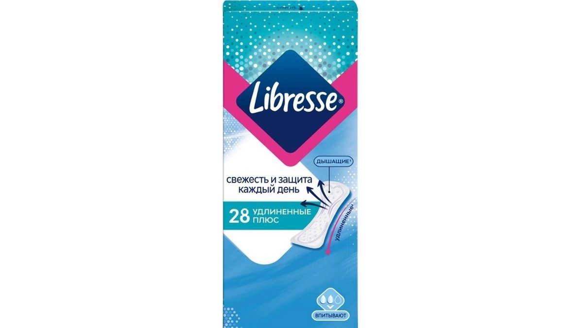 Ежедневные прокладки Libresse Long Liners 28 шт
