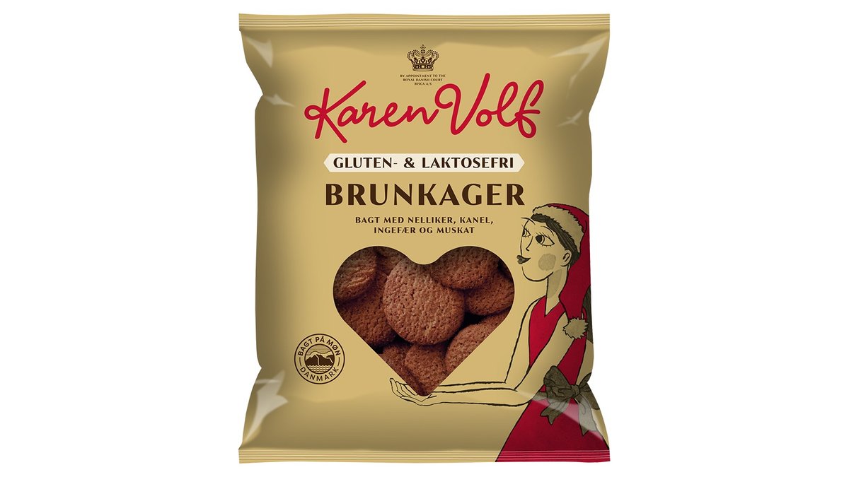 Brunkager glutenfri & laktosefri, Karen Volf