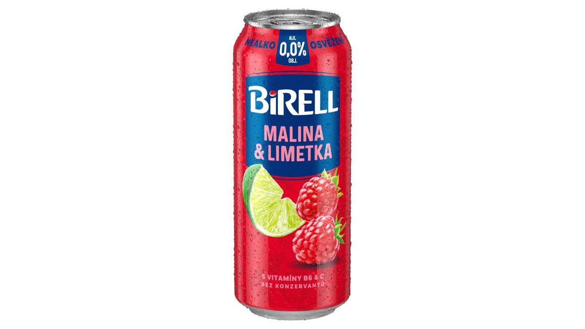 Birell Malina & limetka 0,5l