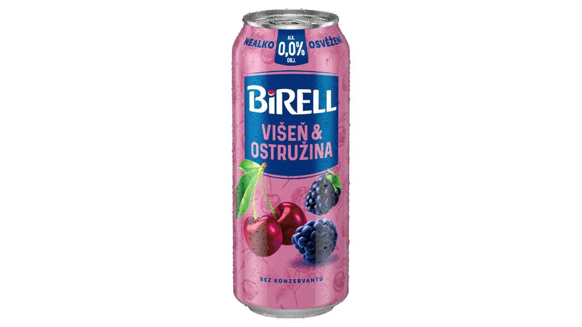 Birell Višeň & ostružina 0,5l
