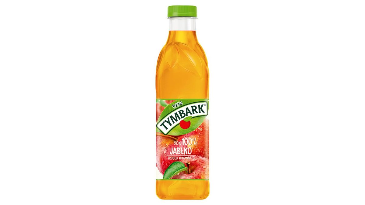 Tymbark Sok 100 % jabłko 1 l