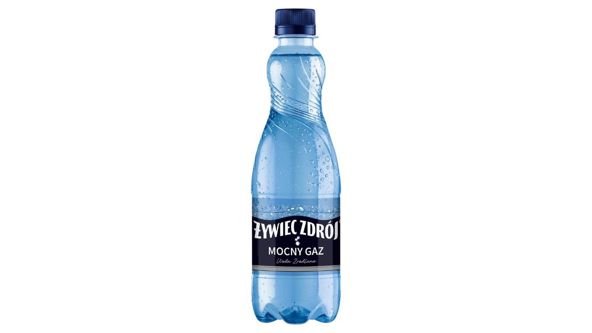 Żywiec Zdrój Mocny Gaz Woda źródlana 500 ml