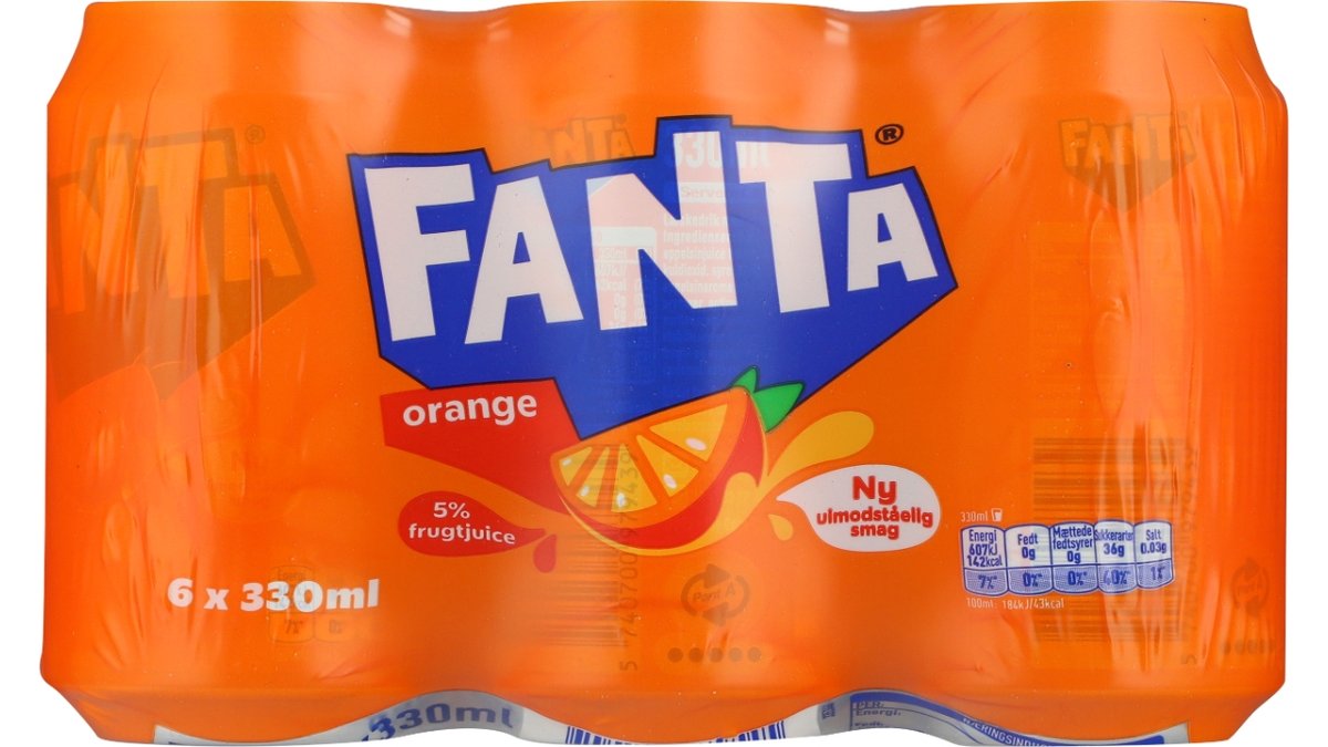 Fanta Orange 6 X 33 Cl