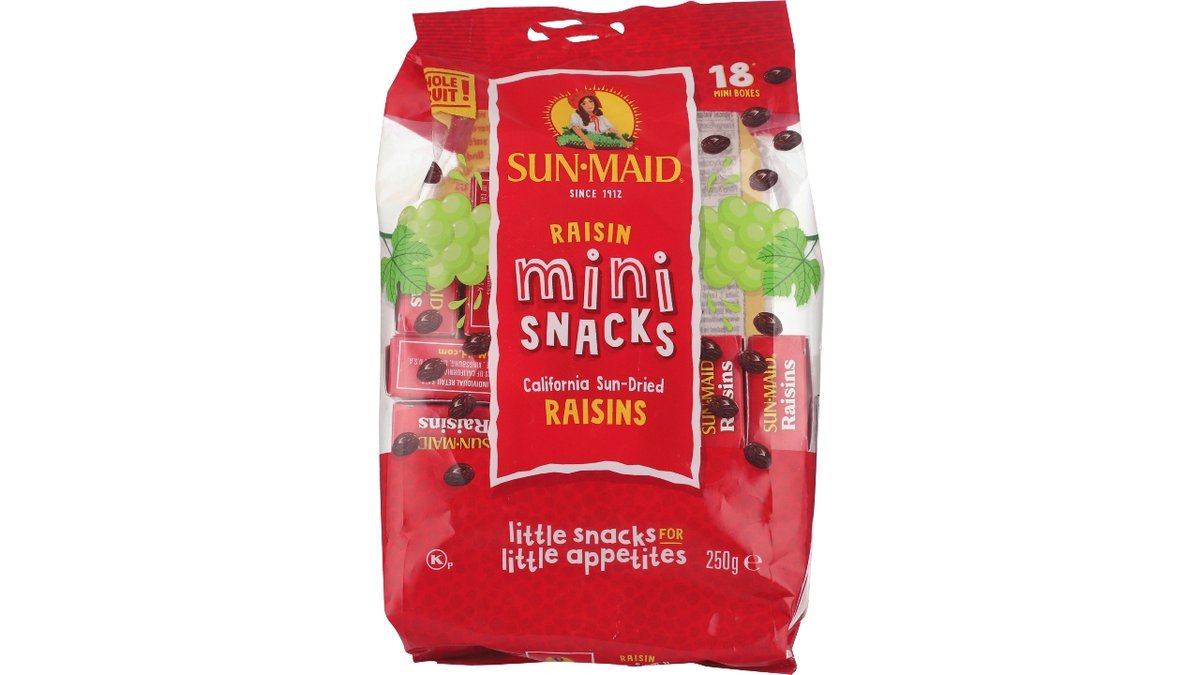 Sun Maid Mini Snacks 18-Pk