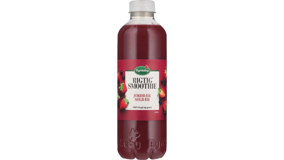Rigtig Smoothie Jordbær Solbær
