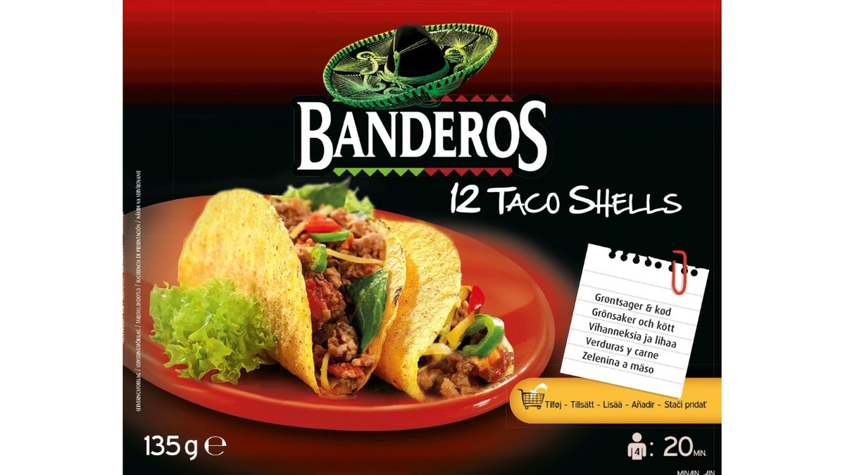 Banderos Tex Mex Shells