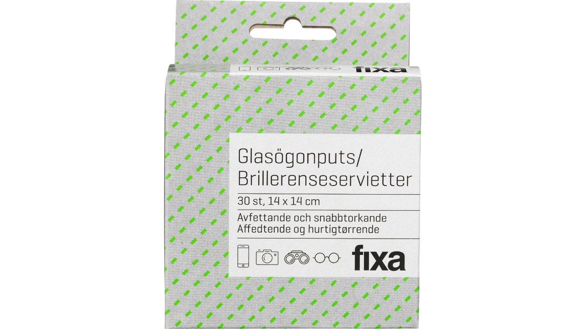 Fixa Brillerensserviet 30Stk