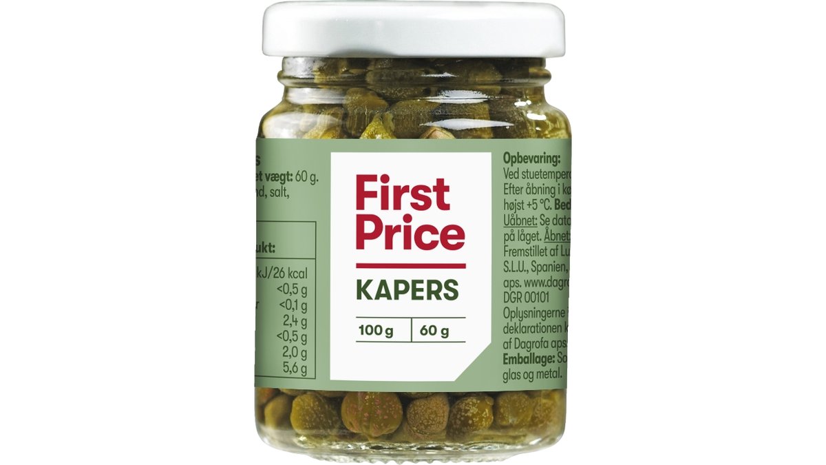 First Price Kapers 100 G