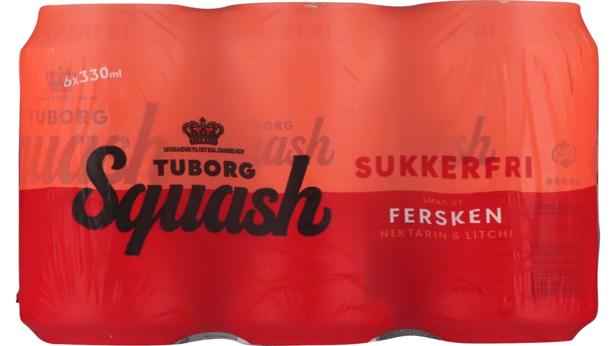 Tuborg Squash Fersken Sf 6Pk