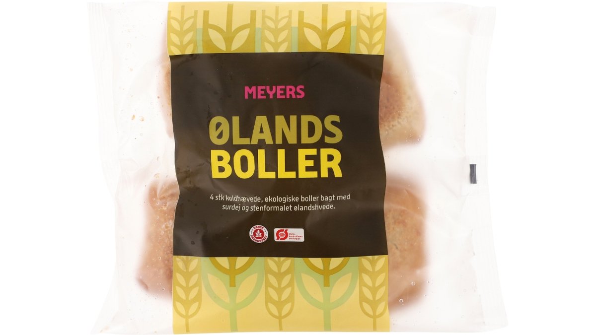 Meyers Ølandsboller 4 Stk Øko