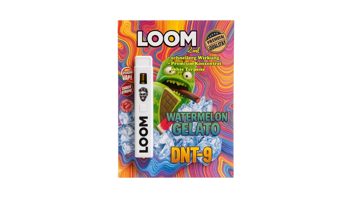 elfbar elfa master akku LOOM DNT-9 Vape mit 2 ML WATERMELON GELATO - Super Strong DNT-9 | Local  Dealer X