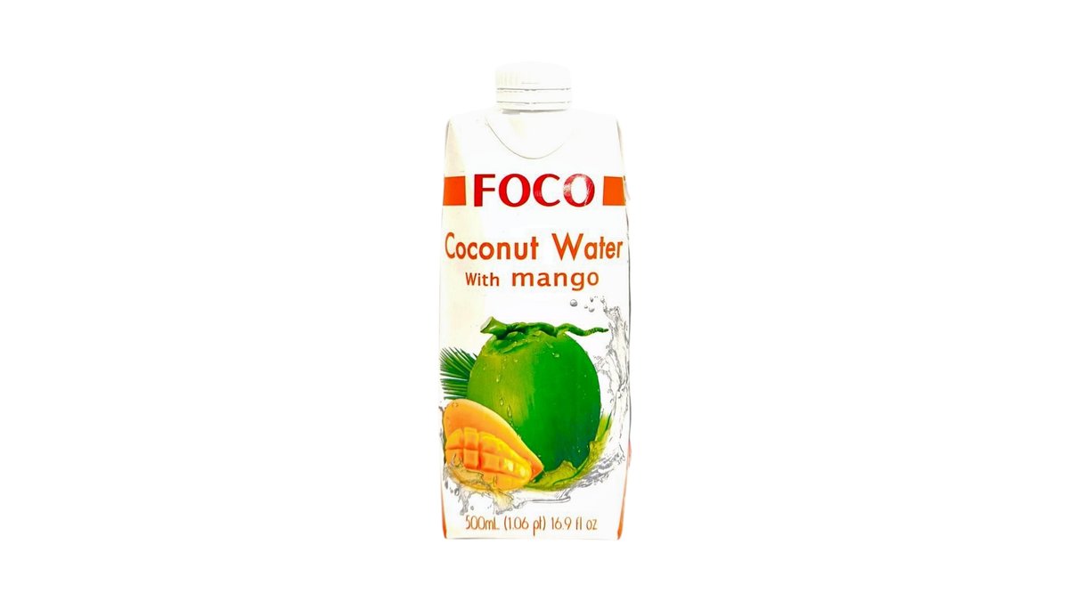 FOCO Kokosová voda s mangom